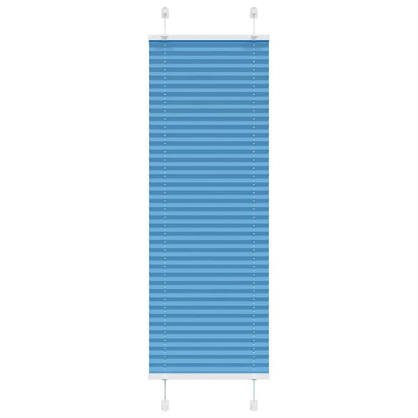 vidaXL blå plissegardin 40x150 cm stofbredde 39,4 cm