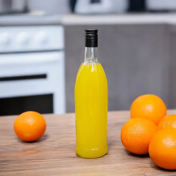 5x Iskra glasflasker 500 ml til alkohol, juice, vin, likører, gave