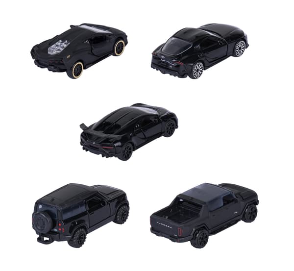Majorette sort udgave 5-pak 1:64 8502005000