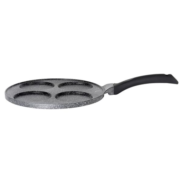 Granitpande til æg 4 huller BLACK LINE 26 cm