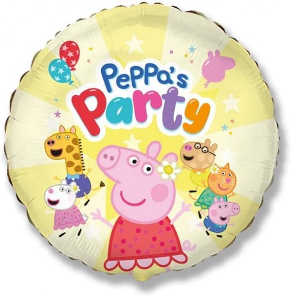 Folioilmapallo 18 FX - Peppa Parties (pakkaus)
