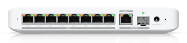 Ubiquiti USW-Flex-2.5G Managed Switch, 8 PoE-portar, Vit