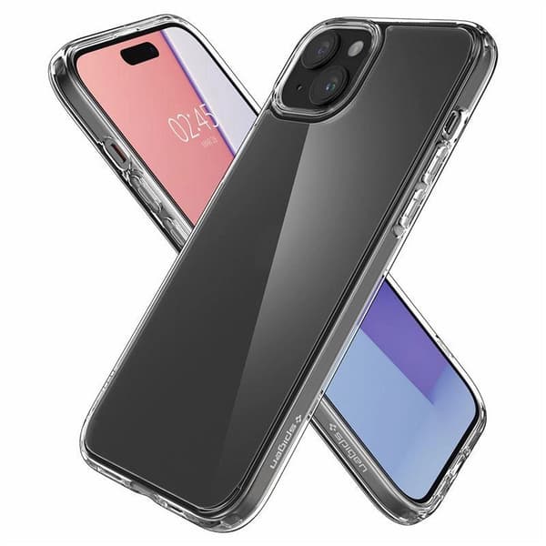 Spigen Ultra Hybrid-cover til iPhone 15 Plus - Klar Mat