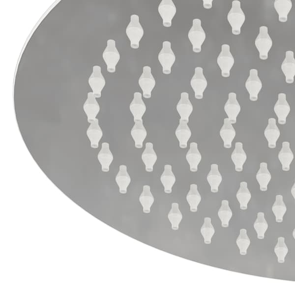 vidaXL regnbruserhoved 304 rustfrit stål 25 cm rundt