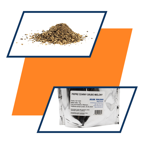 Grovmalen svartpeppar 1 kg