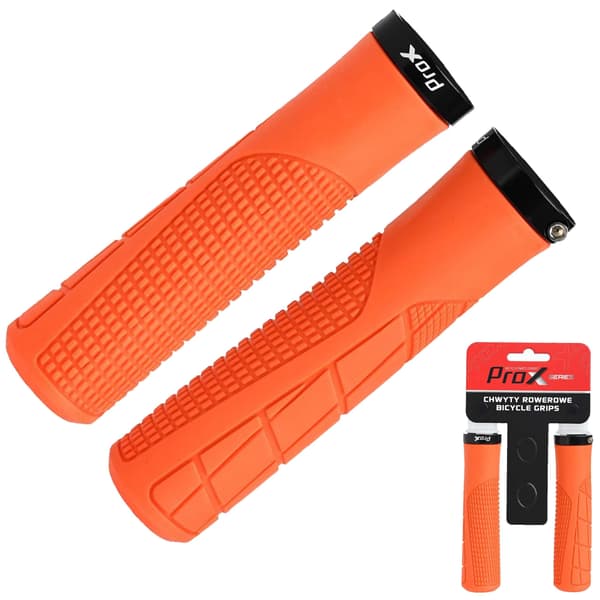 Prox GP-34 Cykelgreb 130mm Twist Styrgreb Orange