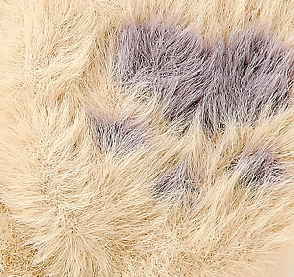 DAM FINGERLÖSA HANDSKAR VINTERVARMA PLUSHY BOMULL BEIGE