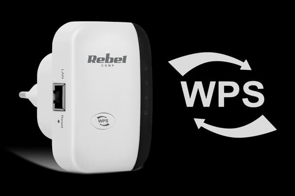 Wi-Fi signalforstærker repeater 300 Mb/s Rebel