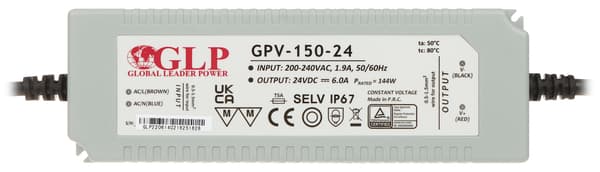 Switching-strømforsyning 24V/6A/GPV