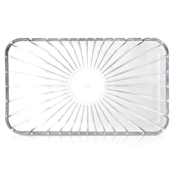Rektangulært glasfad 27,5x16,5 cm