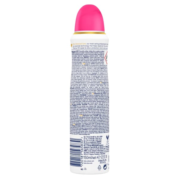565830 DOVE SPRAY Drakfrukt & Kokos 150ml