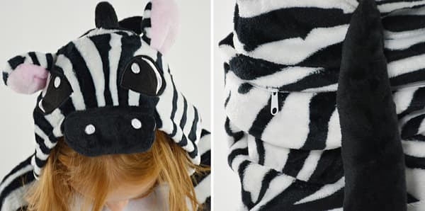 Gul barnonesie 022pcN zebra 146-152