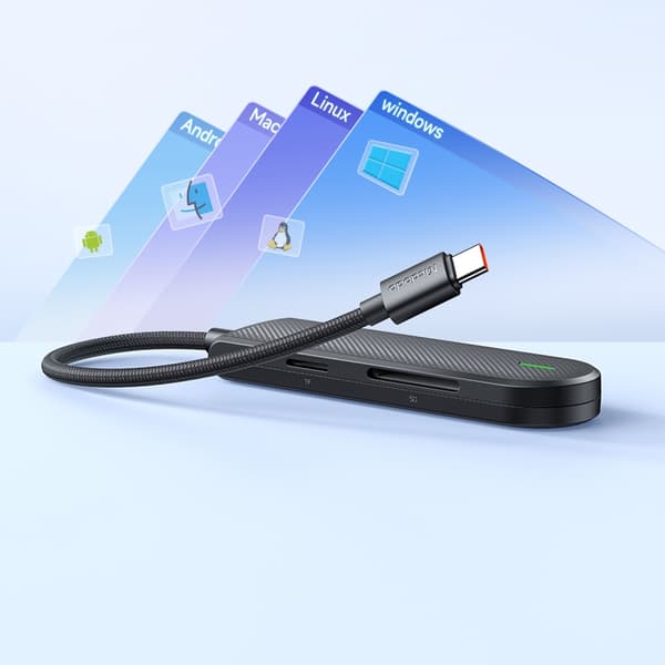 MCDODO USB-C HUB -SOVITIN JAKAJA 3X USB SD/TF