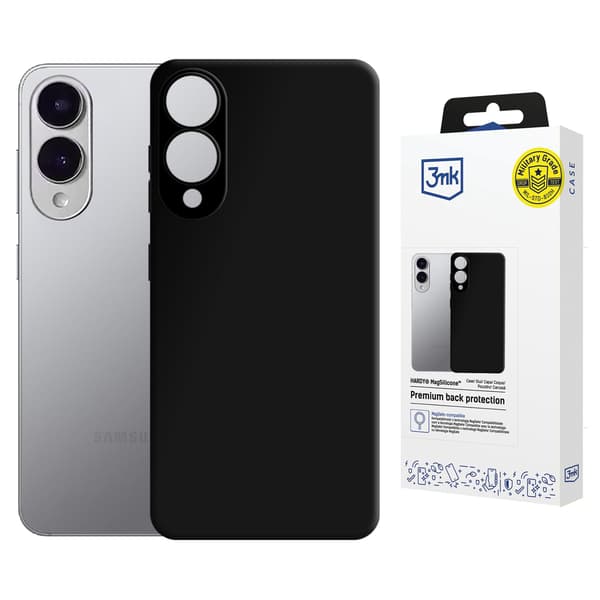 Samsung Galaxy S25 Edge - 3mk Hardy MagSilicone Svart