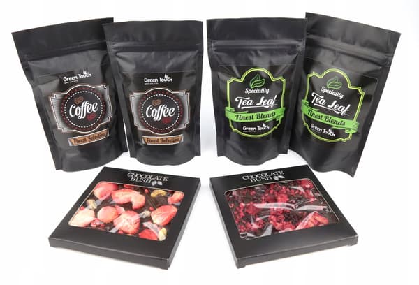 Presentkorg deluxe set kaffe te choklad