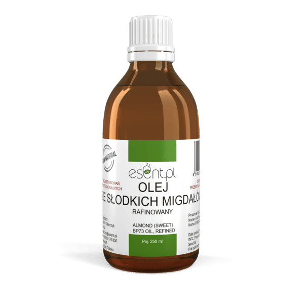 Raffinerad sötmandelolja 250 ml.