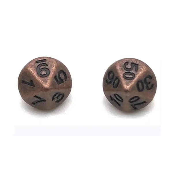 Hobbiton RPG terninger lille sæt med 7 metalterninger