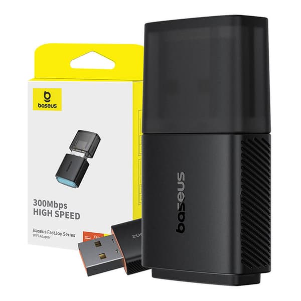 Baseus FastJoy 300Mbps WiFi-adapter (sort)