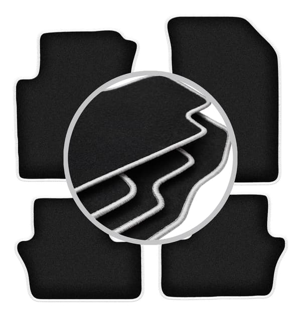 CARLUX-SILVER bilmåtter til: Dodge Caliber hatchback (2006-2011)