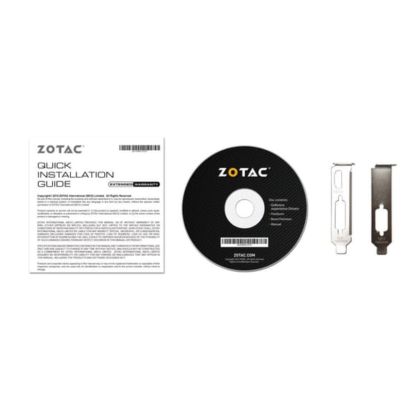 ZOTAC GT 710 2GB DDR3-grafikkort