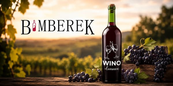 10x Vinflaskor med tryck, hemvin, grön vinflaska, 0,75l