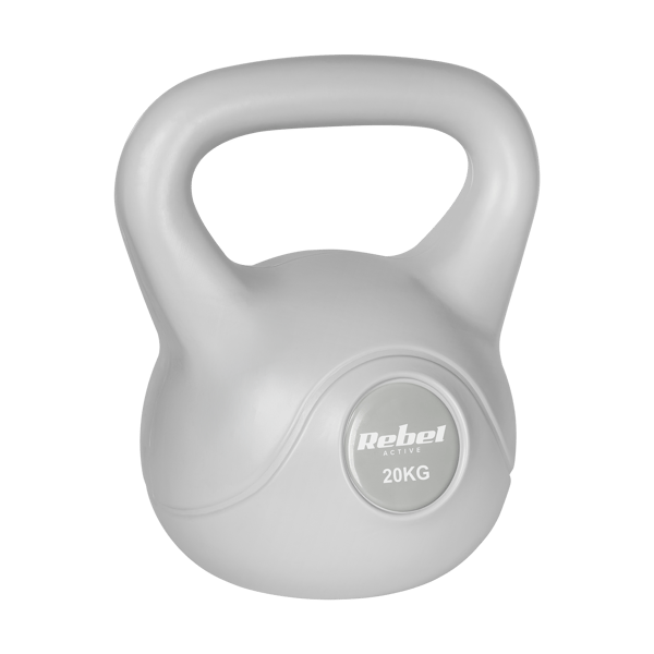 Rebel Kettlebell 20 kg harmaa kuntopallo
