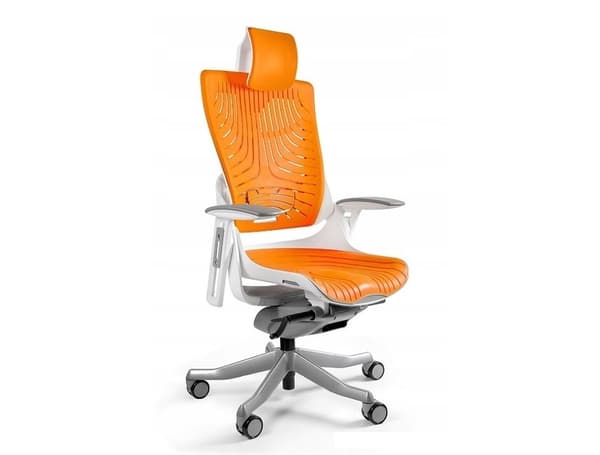 Wau 2 TPE-12 elastomeerityötuoli mango/valkoinen