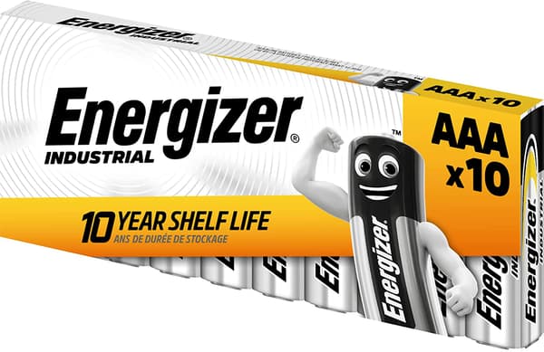 Energizer Industrial AAA R3 batterier 10 stk. x 4