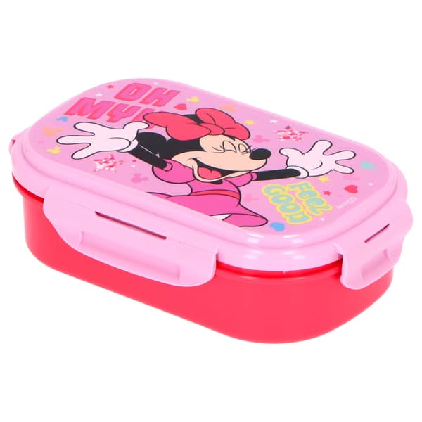 Minnie Mouse Madkasse + Bestik Børnemadkasse