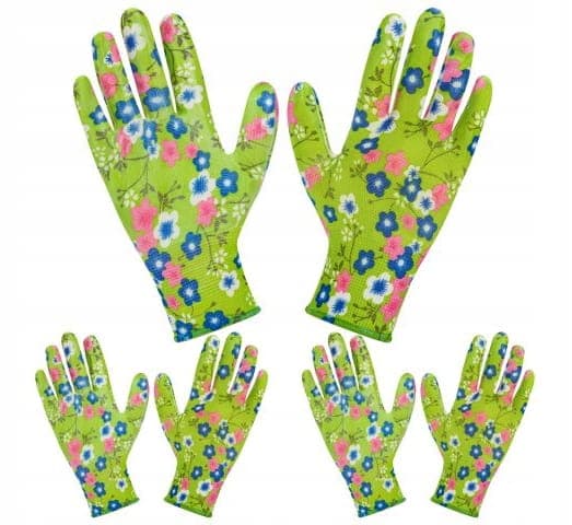 Skridsikre havehandsker 3 par str. 8