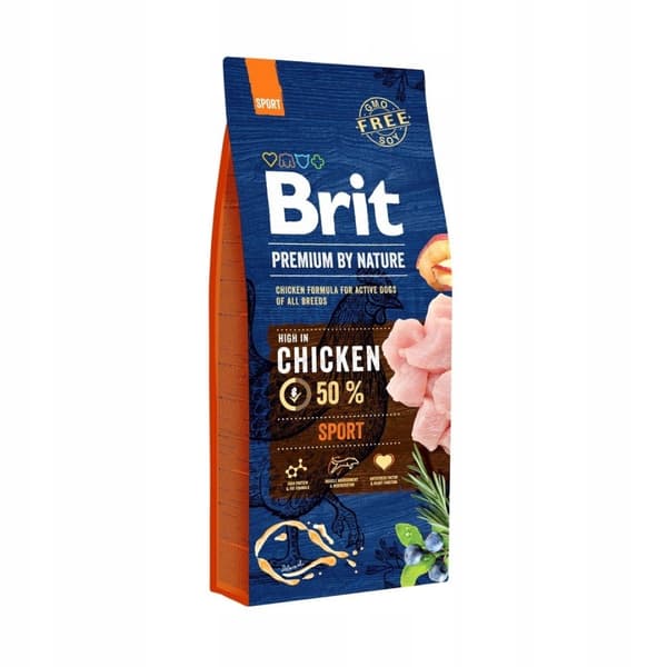 Brit Premium By Nature Sport torrfoder för hundar 15 kg
