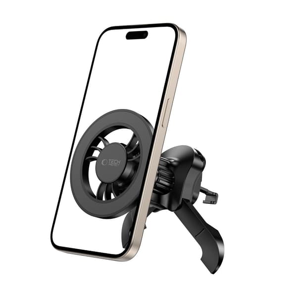 TECH-PROTECT N56 MAGNETISK MAGSAFE STABIL VENTILATIONSFÄSTE FÖR BILEN SVART