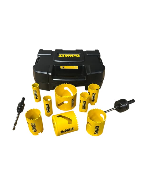 DEWALT HÅLSÅGSSATS 12 DELAR BIMETAL UNIVERSAL