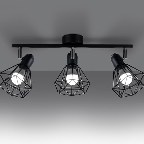 LAHTIX 3 E14 LOFTSLAMPE SORT LUMILO 11.131.07