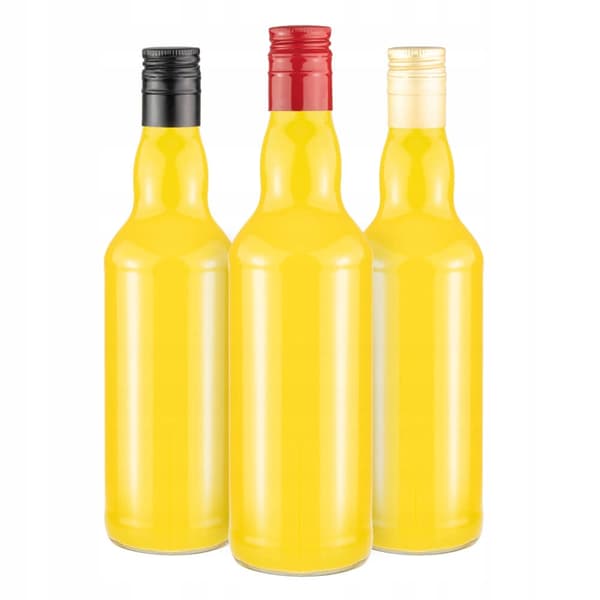 50x MONOPOL glasflaskor 0,5 l för vodka, lång kork
