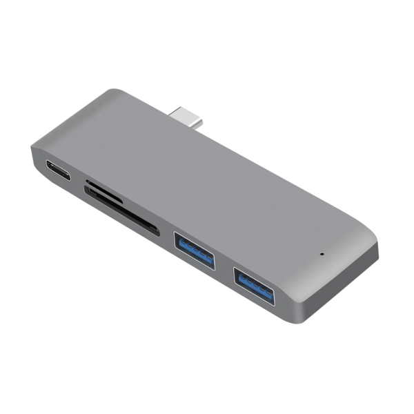 USB 3.1 C-tyyppi moniporthub - 2x USB 3.0 / USB-C 3.1 / microSD / SD