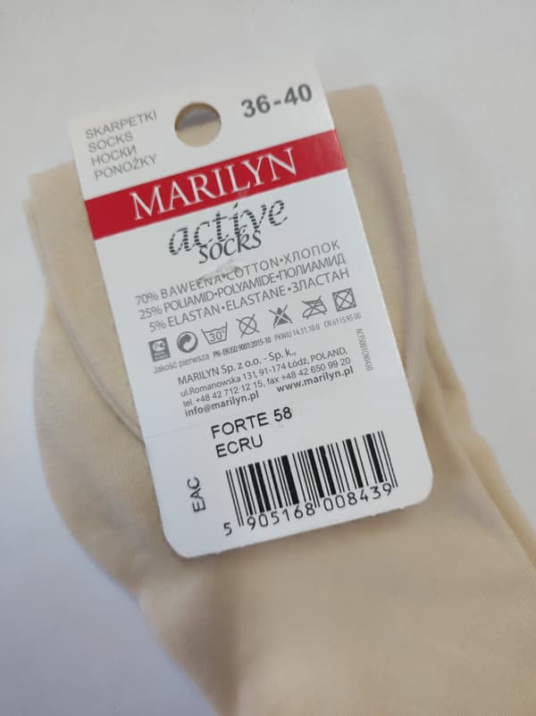 4-pack damstrumpor Forte 58 Marilyn ecru
