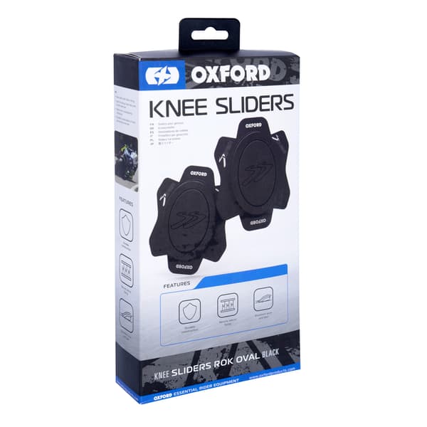 Oxford Læder Sliders Rok Oval Sort til Overalls - Sæt