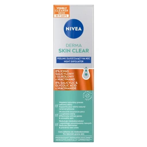 NIVEA Peeling DERMA Eksfoliering nattecreme