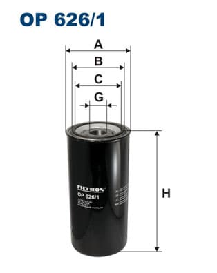 OLJEFILTER OP6261 FILTRON