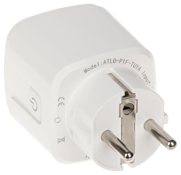 SMART ELEKTRISK STIK ATLO-P1F-TUYA Wi-Fi, Tuya Smart