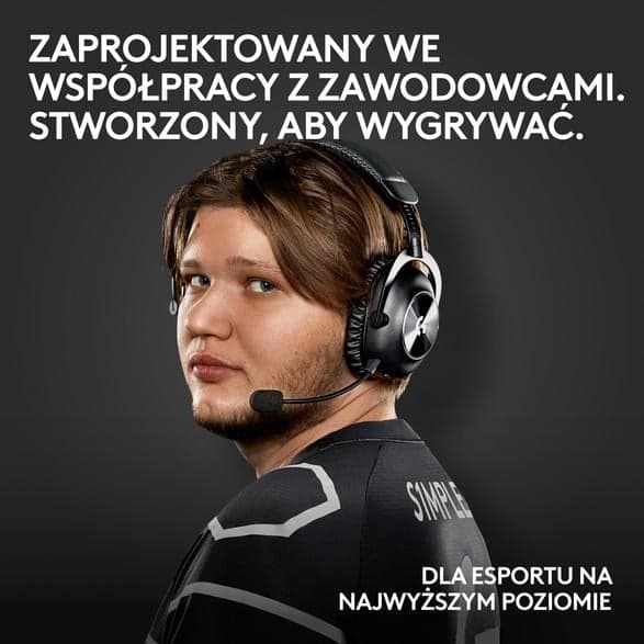 Logitech G Pro X2 Lightspeed — langattomat pelikuulokkeet (musta)