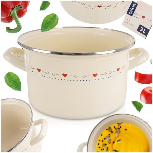 Emaljerad krämgryta TONCA 20 cm, 3 l