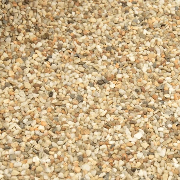 vidaXL Dammfoder med småsten, sand, 700x40 cm