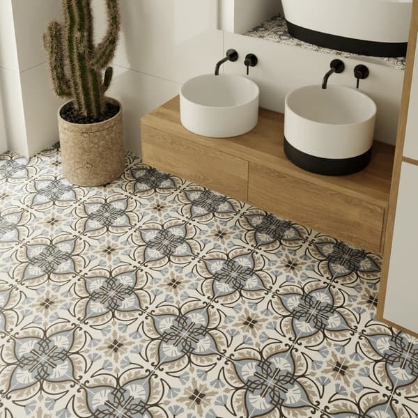 Danubio Patchwork Dekorativ Porslinskakel 20x20 cm klass I