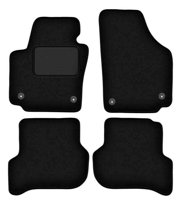 Velour gulvmåtter sæt til Seat Altea XL minivan (08.2008-2015)