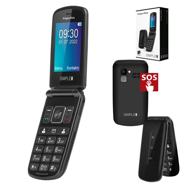 GSM-telefon til seniorer Kruger&Matz Simple 929