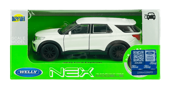 WELLY 2023 FORD EXPLORER VIT 1:34 43837
