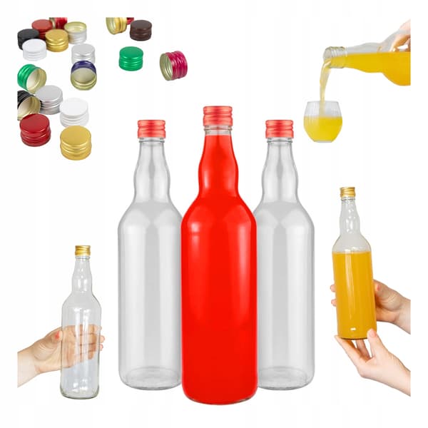 40x MONOPOL-pullo 0,7 l BIMBER-mehulle lasipullot Monopol 700 ml