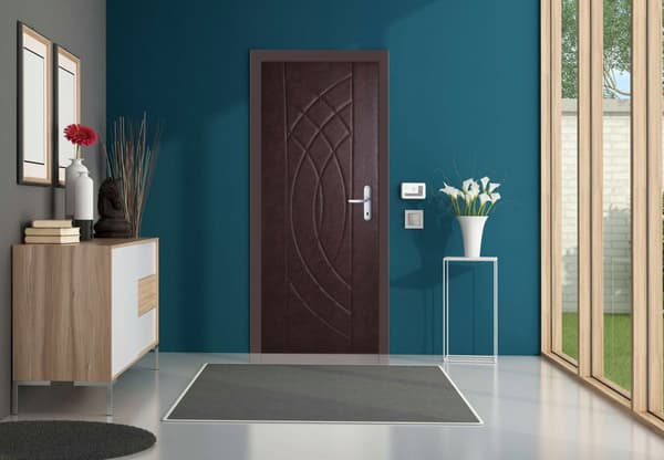 Elle 3 brun dörrklädsel 95 cm